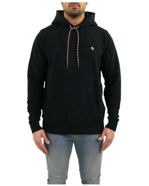 Marcelo Burlon County Of Milan Drawstring Long-Sleeved Hoodie - Black