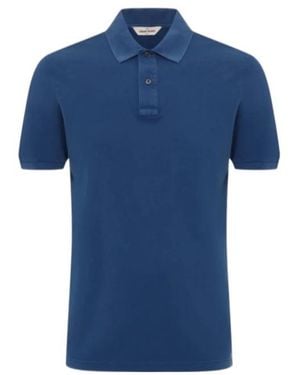 Gran Sasso Short-Sleeve Polo Shirt - Blue