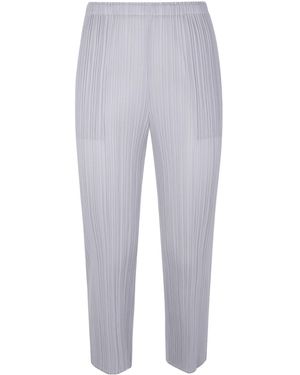 Pleats Please Issey Miyake Plissé Trousers - Grey