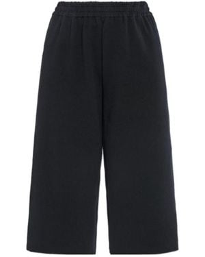 The Row Elastic-Waist Cropped Athletic Trousers - Blue