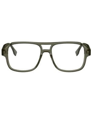 Fendi Eyewear Square Frame Glasses - Metallic