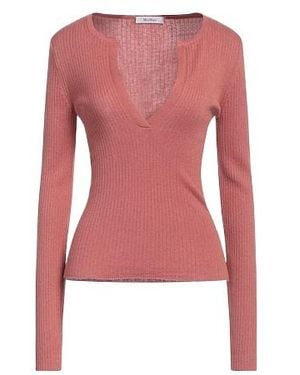 Max Mara Plain Colour Jumpers - Red