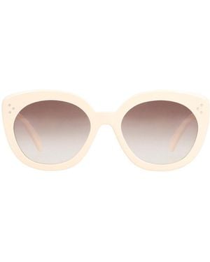 Celine Full Frame Sunglasses - White