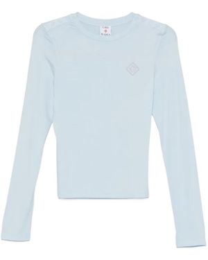 CASABLANCA Long-Sleeve T-Shirt - Blue