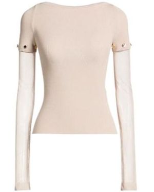 Sportmax Lightweight Plain Knit Top - Natural