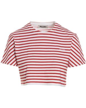 Red Miu Miu Tops for Women | Lyst Red Miu Miu Tops for Women | Lyst
