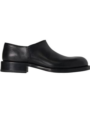 The Row Leather Boots - Black