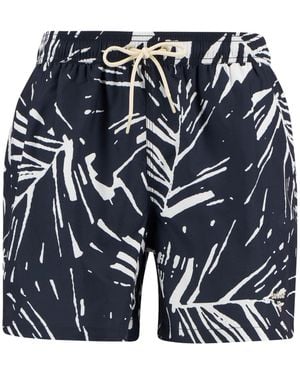 Barbour Printed Swim Trunks - Blue