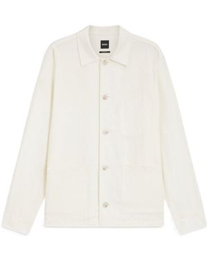 BOSS Long-Sleeved Shirt - White