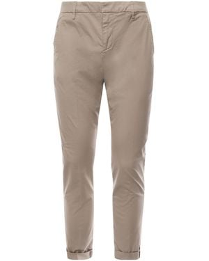 Dondup Slim Fit Trousers - Grey