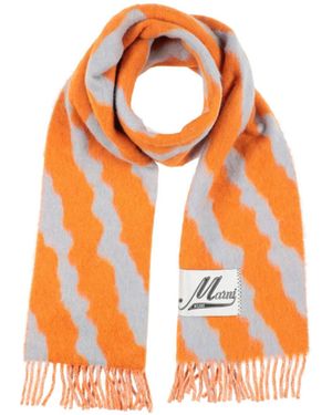 Marni Two-Tone Scarf - Orange