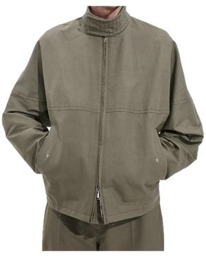 Bottega Veneta Compact Cotton Jacket - Grey