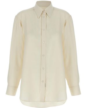 Brioni Buttoned Oversized Shirt - White