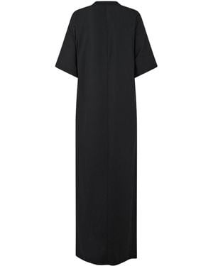 Balenciaga Fitted Long Dress - Black