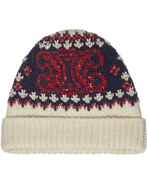 Celine Embroidered Beanie