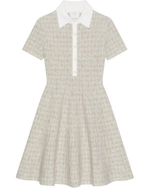 Givenchy Monogram-Detailed Mini Dress - White