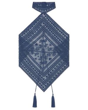 Alanui Kiss By The Book Top - Blue
