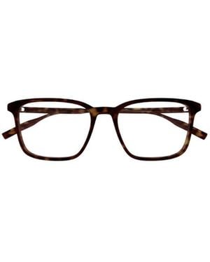 Montblanc Eyewear Rectangular Frame Glasses - White