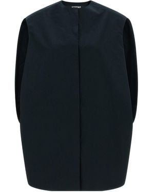 Jacquemus Ruched Detail Crewneck Dress - Blue