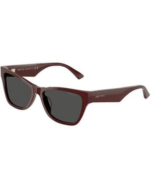 Jimmy Choo Eyewear Cat-Eye Frame Sunglasses - Metallic