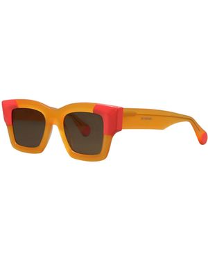 Jacquemus Square-Frame Sunglasses - Orange