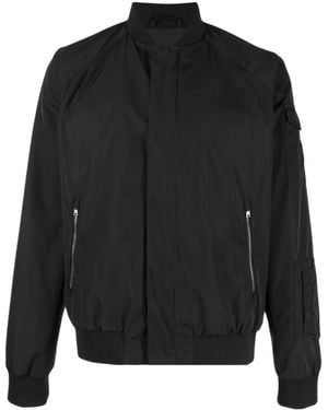 Herno Minimal Stand-Collar Jacket - Black