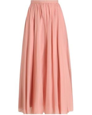 Dolce & Gabbana Pleated Midi Skirt - Pink