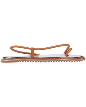 FARM Rio Simple Pointed Slippers - Natural