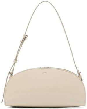 A.P.C. Demi-Lune Shoulder Bag - Natural