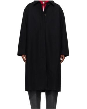 Studio Nicholson Long-Sleeved Coat - Black