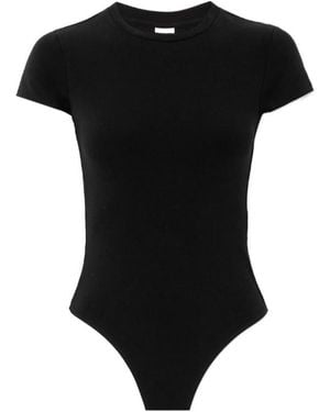 RE/DONE Short-Sleeved Bodysuit - Black