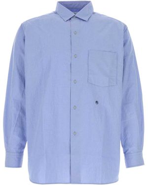 Nanamica Regular Collar Shirt - Blue