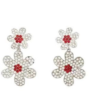 Marni Metal Earrings - White