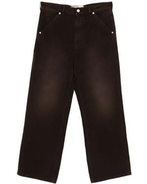 Marni Wide-Leg Relaxed Jeans - Black