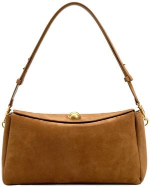 Ami Paris Carrousel Medium Shoulder Bag - Brown