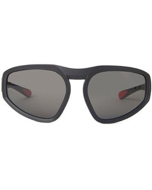 Moncler Eyewear Pentagra Geometric Sunglasses - Gray