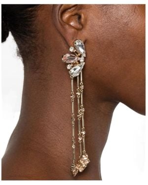 Rabanne Tassel Earrings - Brown