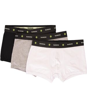 Barrow Pack Of 3 Logo Waistband Boxers - Black