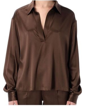 Tom Ford Long Sleeve Shirt - Brown