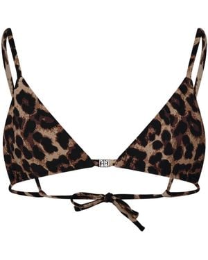 Anine Bing Patterned Swimsuit - Black