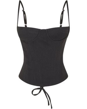 BOSS Solid Color Top - Black