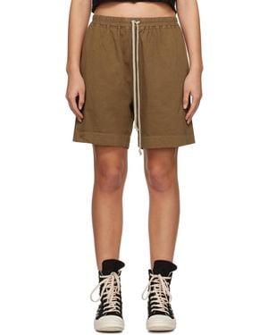 Rick Owens Drawstring Shorts - Natural