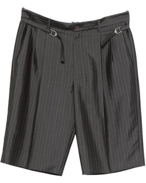 Magliano Striped Shorts - Grey