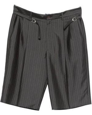 Magliano Striped Shorts - Grey