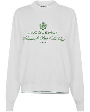 Jacquemus Long Sleeve Sweatshirt - Gray