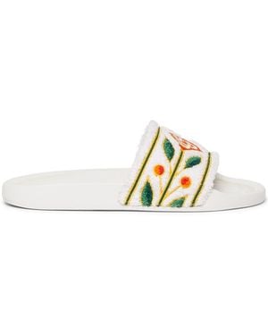 CASABLANCA Laurel Slides - Metallic