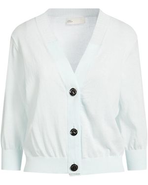 Tory Burch Solid Colour Lightweight Knit Jumper - White