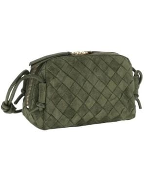 Bottega Veneta Zippered Shoulder Bag - Green