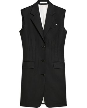 Helmut Lang Waisted Blazer Dress - Black