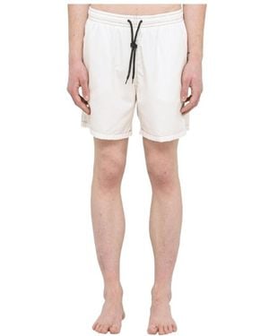 Drumohr Drawstring Beach Swimsuit - White